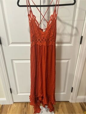 Lace Bodice Maxi Dress